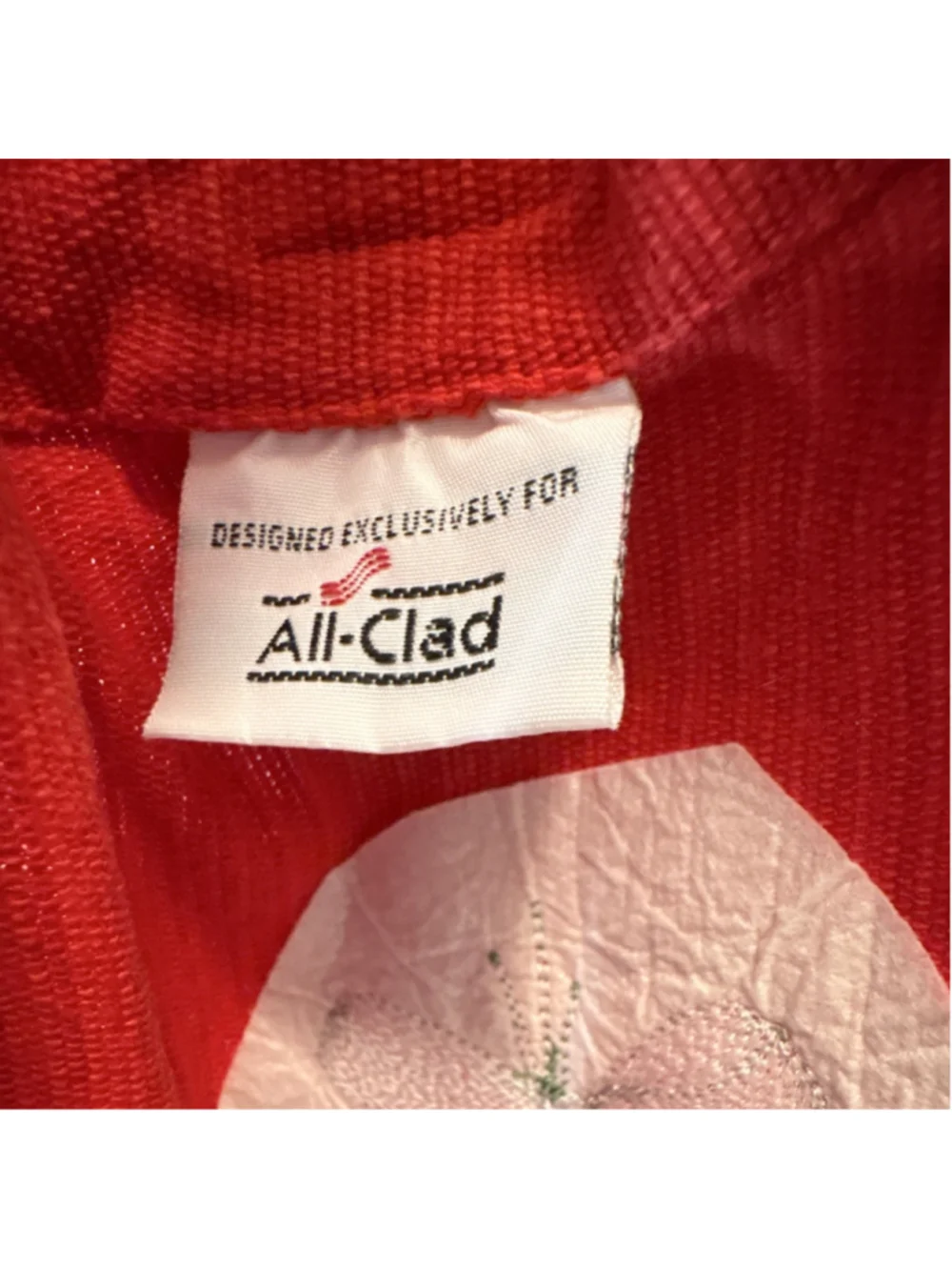 All-Clad Kiss The Cook Red Cotton Christmas Chef Apron w/ Pockets, Adjustable